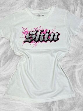 °Y2K grunge insane SKIN tee𓏲ּ𝄢